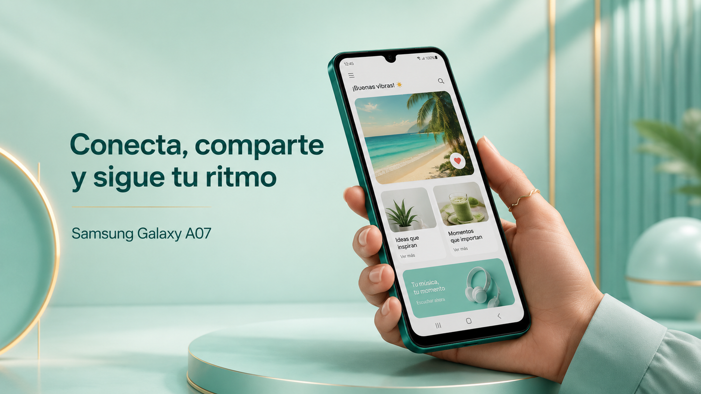 Samsung Galaxy A07 - 128GB - 6RAM - Color verde