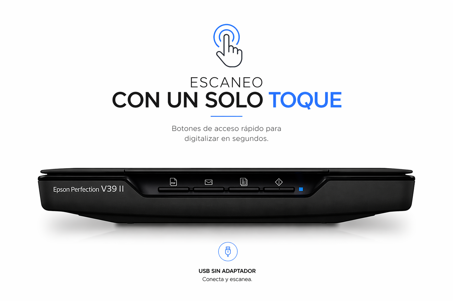 Escáner Cama Plana Epson Perfection V39 II Fotografico y Documentos