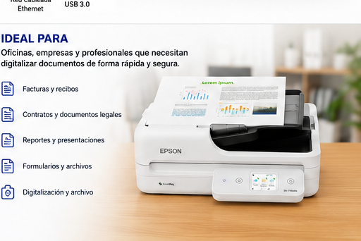 Epson • Escáner de Documentos DS-1760WN