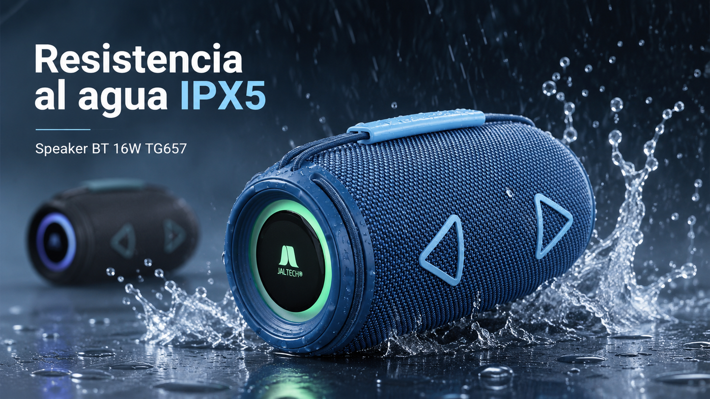 Parlante Bluetooth portátil TG657 de 16W.