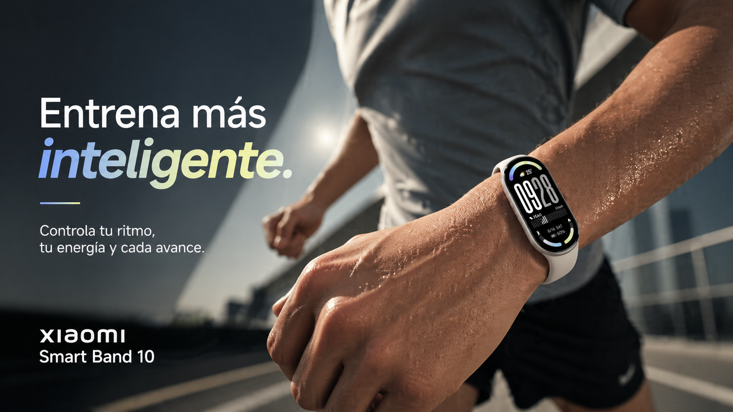 RELOJES INTELIGENTES Xiaomi Smart Band 10 Glacier Silver