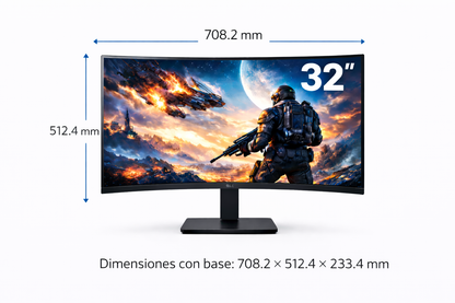 Monitor Curvo LG 32MR50C-B