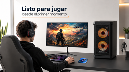 PC gamer con procesador AMD Ryzen 5 5600GT - 144Hz -M.2 - Gamer Trinity