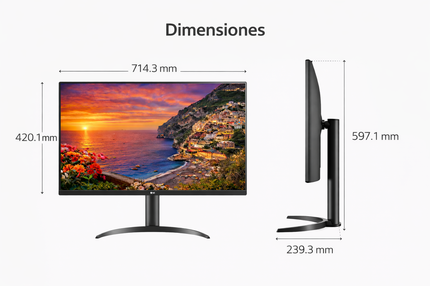 Monitor LG 32UR550K-B