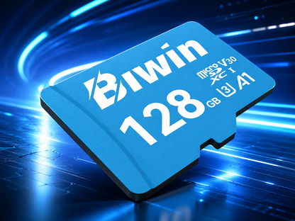 Memoria micro SD 128GB MS100 - Class 10, A1, UHS-I (U3), V30 (up to 100MB/s read, up to 45MB/s write) - Biwin 128 GB