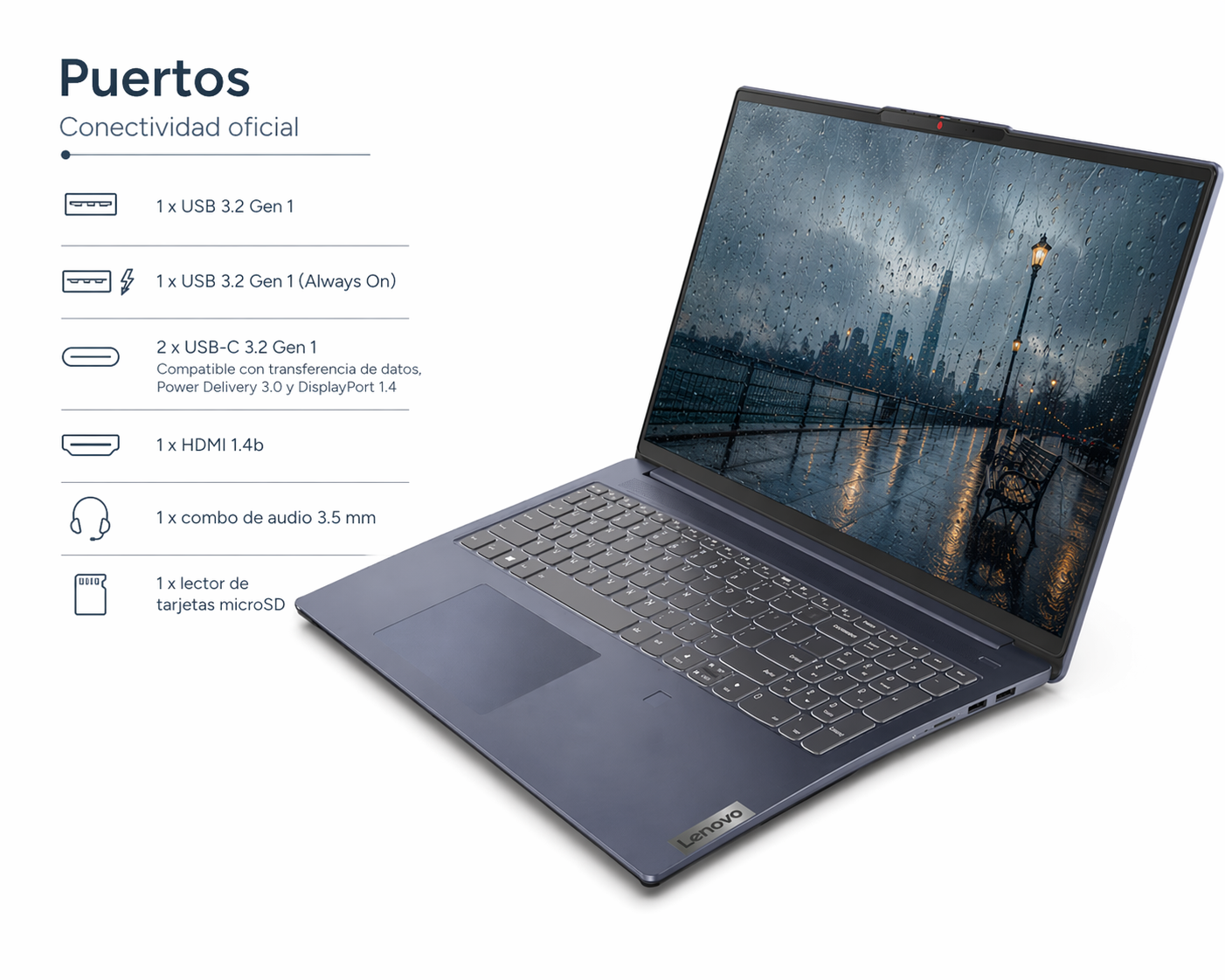 LENOVO SLIM 5 16IRL8 - INTEL CORE I7 13620H - 16GB LPDDR5 - 512GB SSD