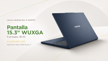 LENOVO SLIM 3 15ARP10 - AMD RYZEN 7 7735HS - 24GB DDR5 - 512GB SSD