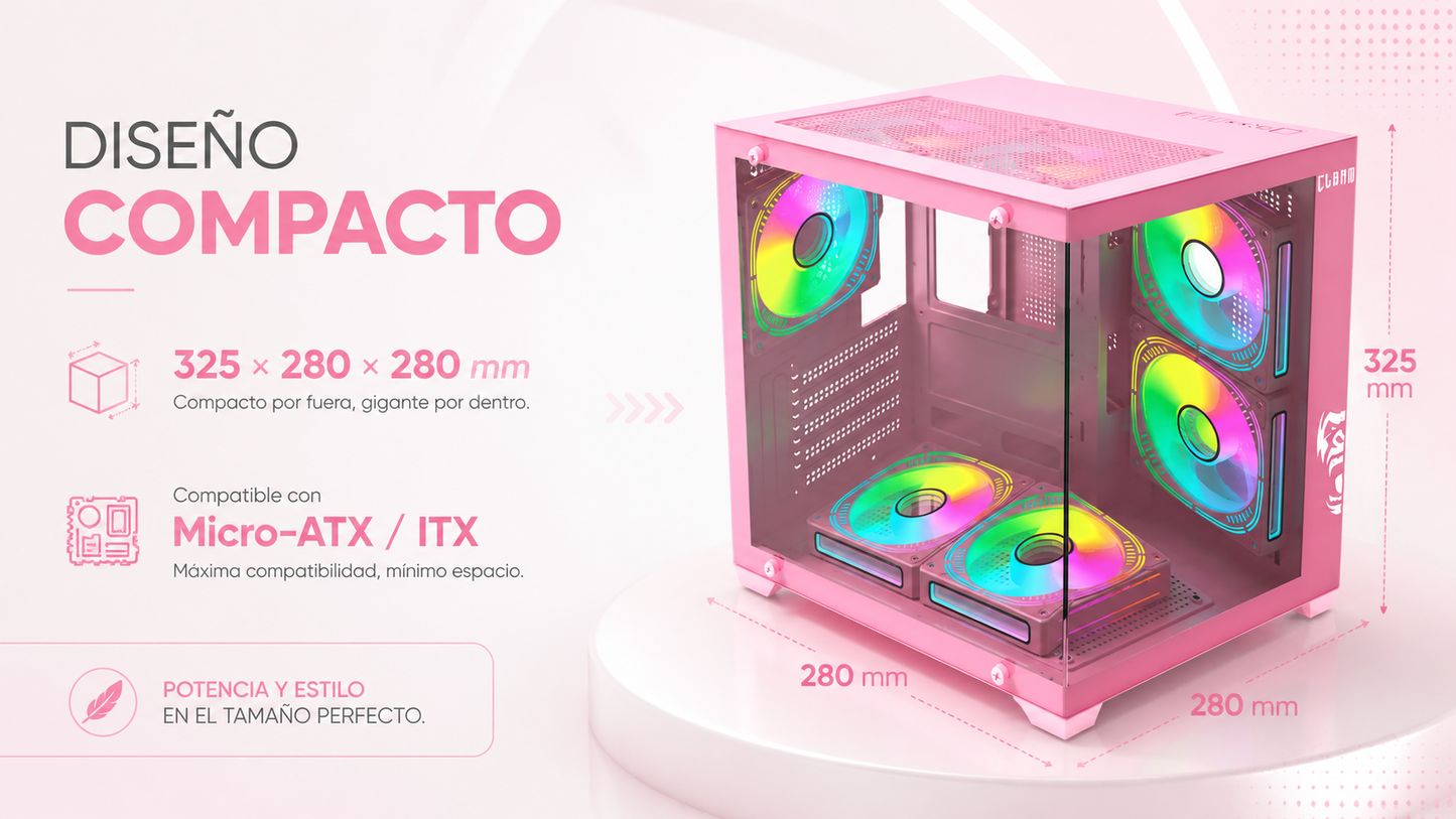 Gabinete LEGEND ARS 171 rosado