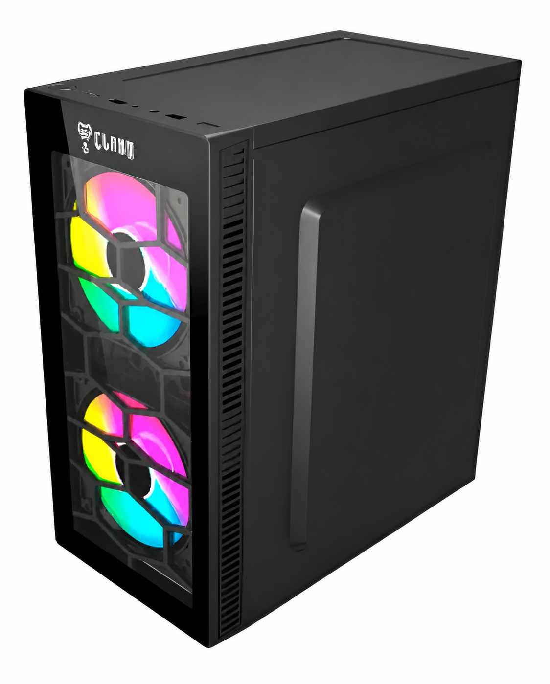 Gabinete gamer Kaesar Vidro de formato Mid Tower compacto