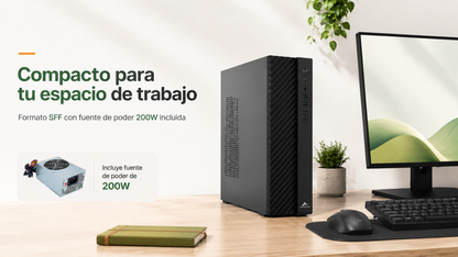 Gabinete COMPUTER CASE MN98 en formato SFF/slim