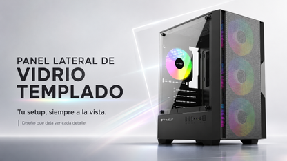 Gabinete PHANTOM X4 RGB compacto