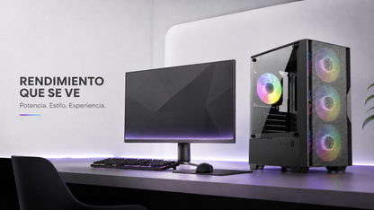Gabinete PHANTOM X4 RGB compacto
