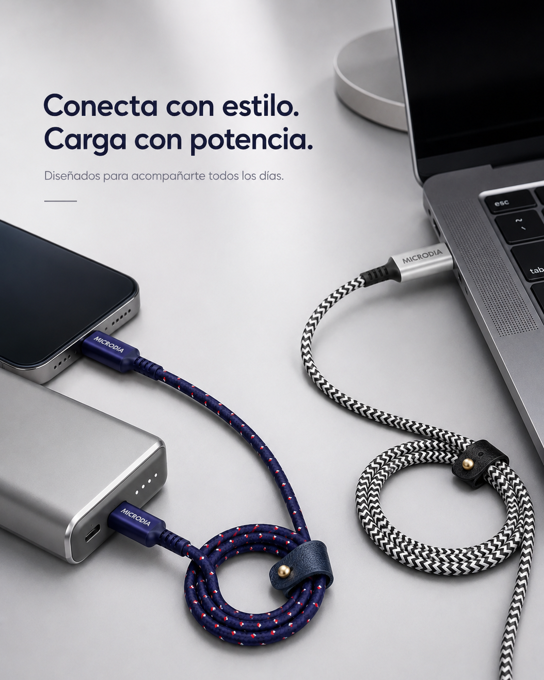 Cable USB-C a USB-C MICRODIA