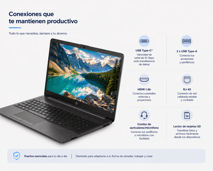 HP 250RT G9 - INTEL CORE 3 N350 - 16GB DDR4 - 1 TERA SSD