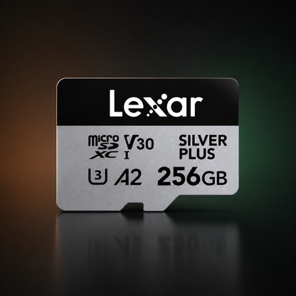 Memoria micro SD Professional SILVER PLUS microSDXC™ UHS-I Card 256GB- up to 205MB/s read