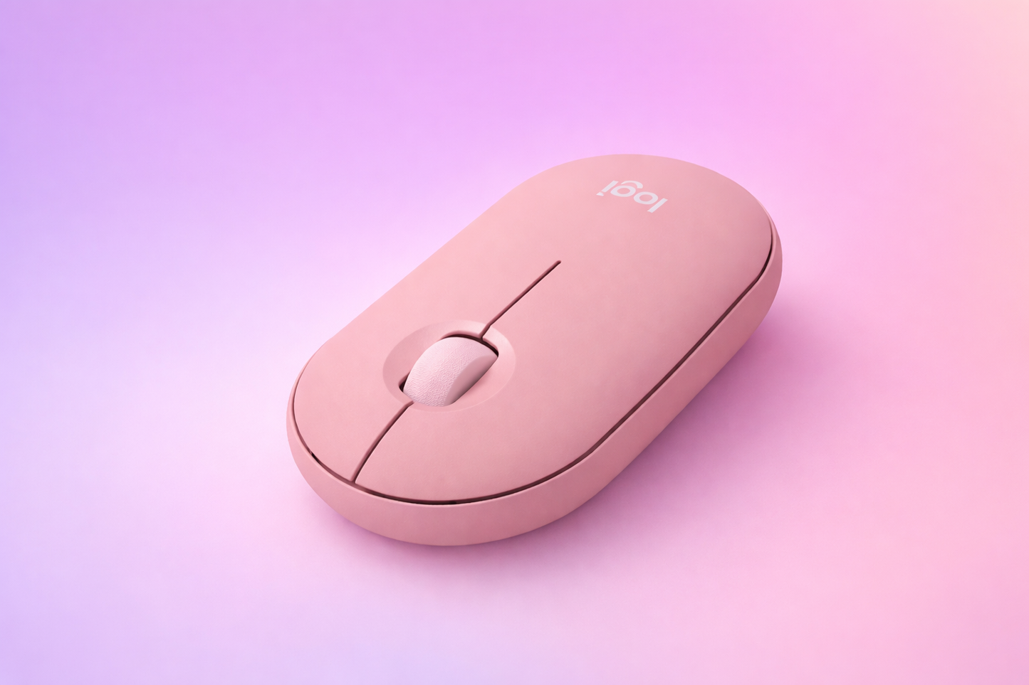 Mouse Logitech Pebble M350S - Bluetooth - USB - Óptico. Inalámbrico. Color -  Rosa