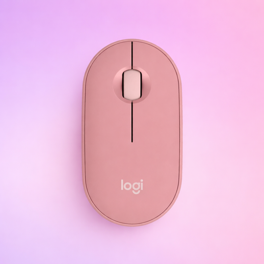 Mouse Logitech Pebble M350S - Bluetooth - USB - Óptico. Inalámbrico. Color -  Rosa