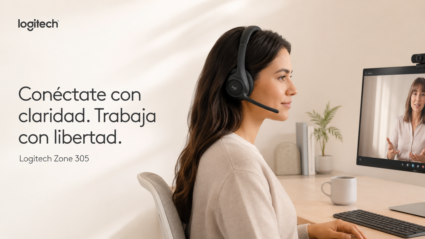Auriculares Logitech Zone 305 inalámbricos de diadema