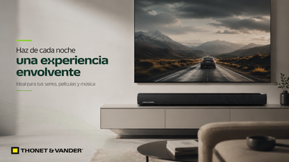 Barra de sonido Thonet & Vander Gut 32 watts bluetooth 3.5mm S/PDIF