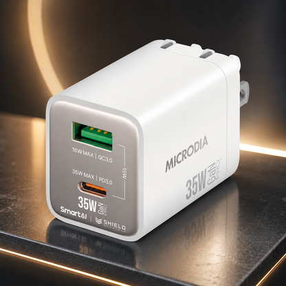 Cargador de parede SmartCube Nano 35W USB-C PD & USB-A