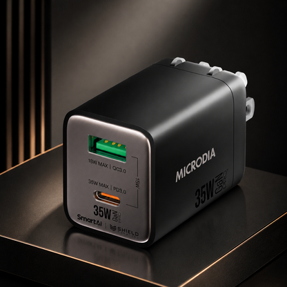 Cargador de parede SmartCube Nano 35W USB-C PD & USB-A