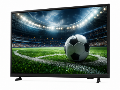Smart TV Samsung F6000 2025 de 40” en color negro, con pantalla LED Full HD de 1,920 x 1,080