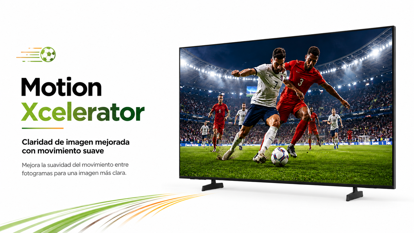 Smart TV Samsung Crystal U8000F de 50” con resolución 4K UHD, Procesador Crystal 4K y escalamiento 4K