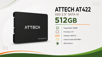 SATA III AT422 - SSD 2.5" - ATTECH
