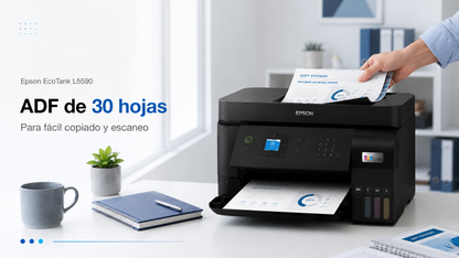 Impresora multifuncional Epson EcoTank L5590 4 en 1