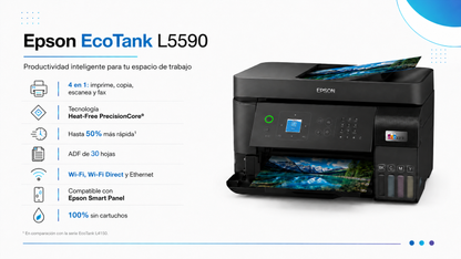 Impresora multifuncional Epson EcoTank L5590 4 en 1