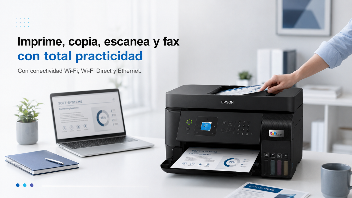 Impresora multifuncional Epson EcoTank L5590 4 en 1