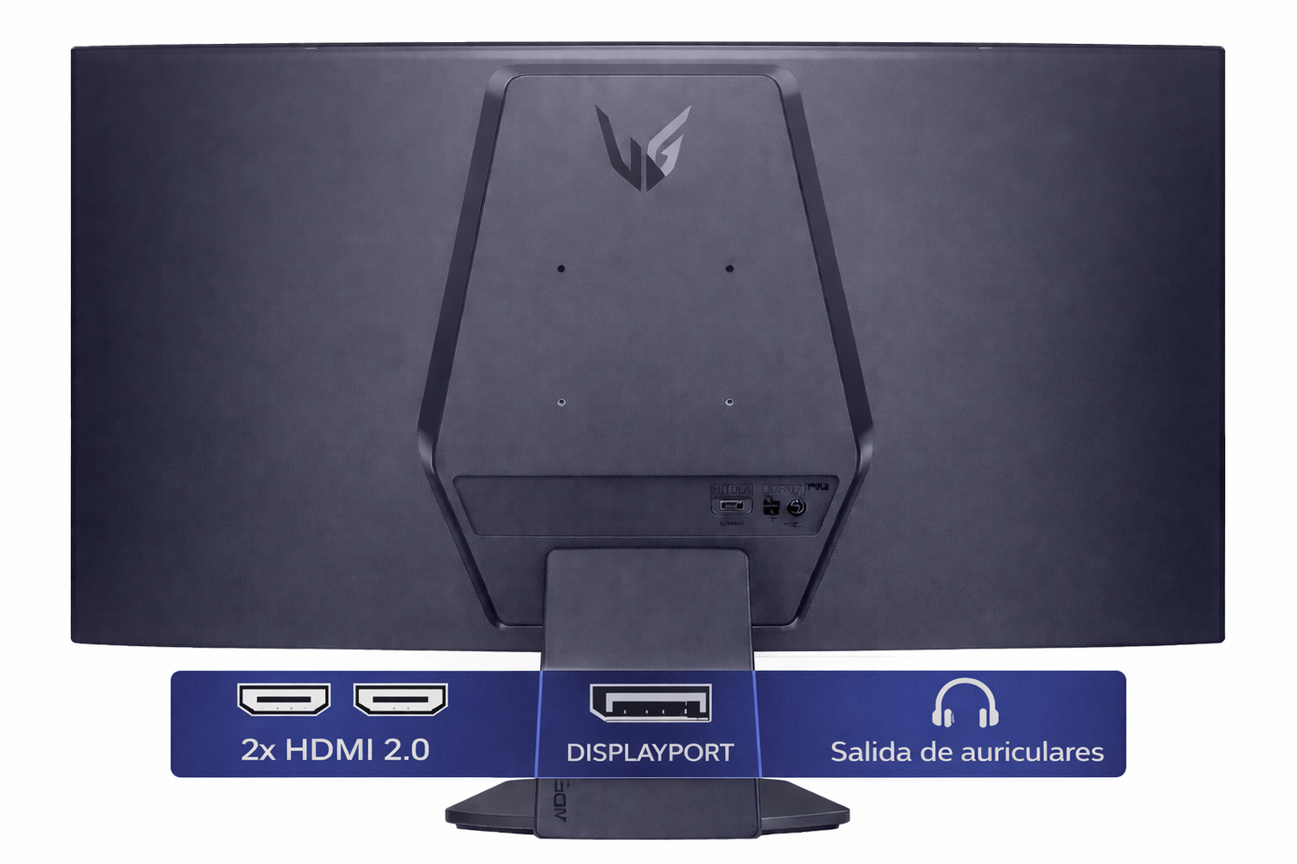 Monitor LG Gamer 27" Pulgadas 27GS60QC QHD Curvo Negro