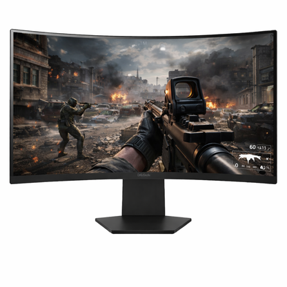 Monitor LG Gamer 27" Pulgadas 27GS60QC QHD Curvo Negro