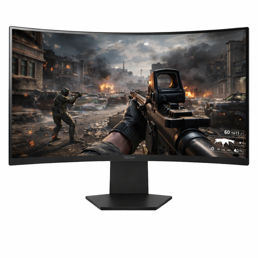Monitor LG Gamer 27" Pulgadas 27GS60QC QHD Curvo Negro