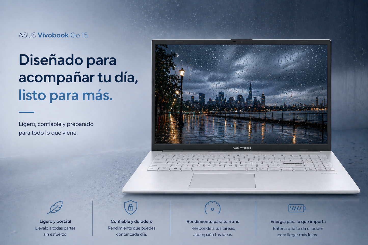 ASUS E1504FA-BQ2676 - AMD RYZEN 3 7320U - 8GB LPDDR5 - 512GB SSD