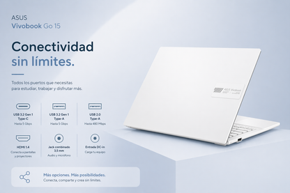 ASUS E1504FA-BQ2676 - AMD RYZEN 3 7320U - 8GB LPDDR5 - 512GB SSD