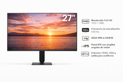 Monitor LG 27" Pulgadas 27U411A FHD