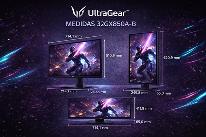 Monitor gaming OLED LG 32" 4K UHD 32GX850A-B