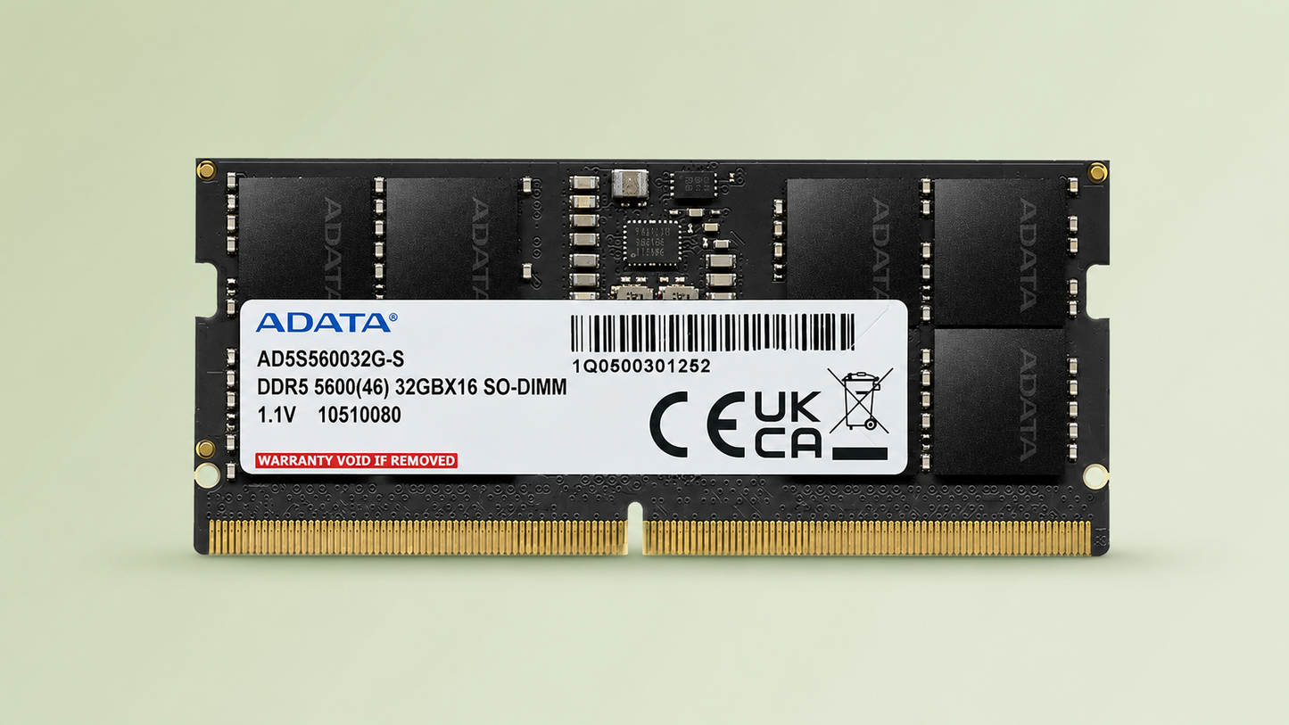 Memoria RAM ADATA DDR5 SO-DIMM de 16GB para portátil