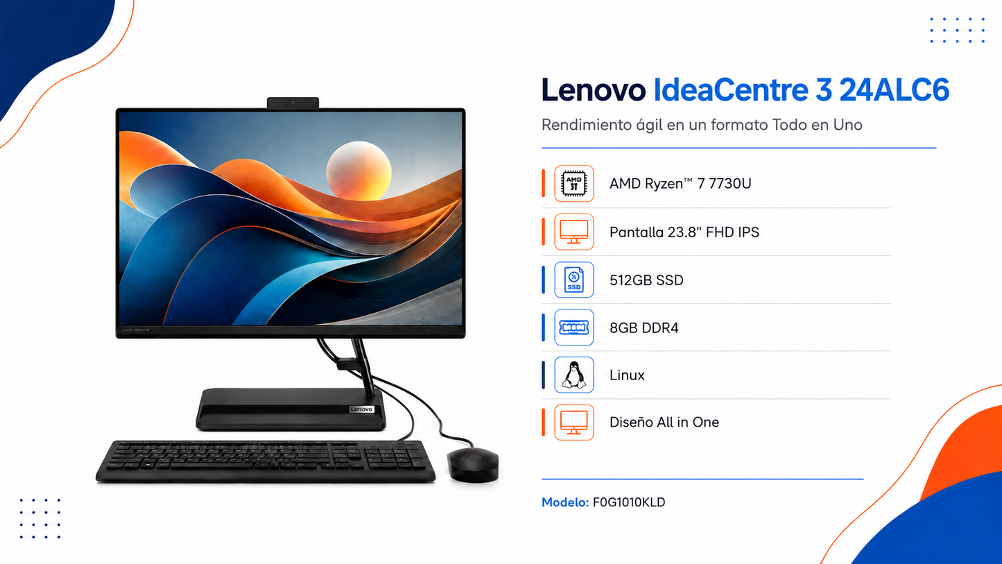 Lenovo IdeaCentre AIO 3 24ALC6 F0G1010KLD