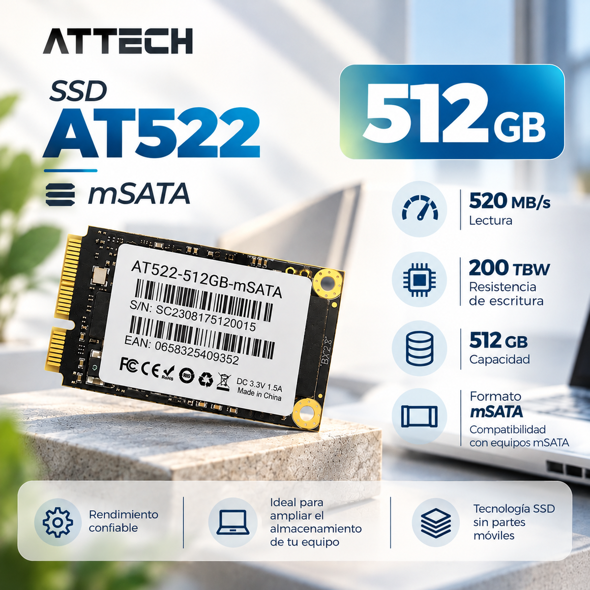 SSD ATTECH AT522