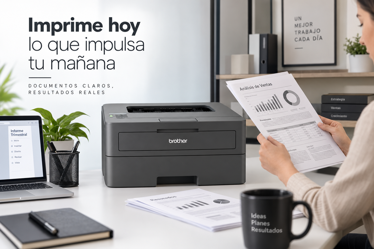 Impresora Brother láser HL-L2405W - monocromática - Wifi doble banda - hasta 30pp