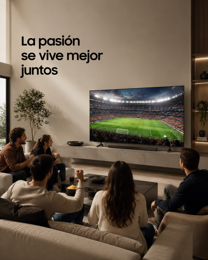 Smart TV Samsung Crystal U8000F de 65” con resolución 4K UHD 3840 × 2160, procesador Crystal 4K y escalado 4K