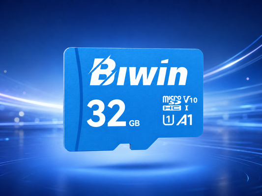 Memoria micro SD 32GB MS100 - Class 10, A1, UHS-I (U3), V30 (up to 100MB/s read, up to 30MB/s write) - Biwin 32 GB