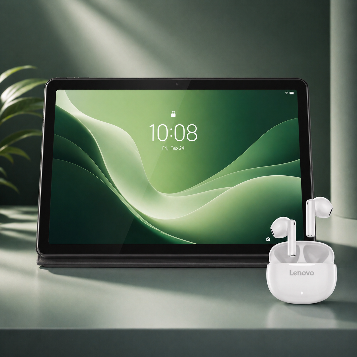 TABLET LENOVO TAB TB311FU, Pantalla 10.1" FHD, MediaTek Helio G85,128GB/Ram 4GB, Android 14, Bluet, WIFI, Doble Camara, Luna Grey
