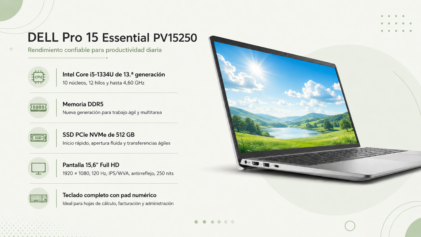 Dell Pro 15 Essential PV15250