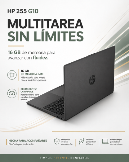 Portátil HP 255 G10 de 15,6"
