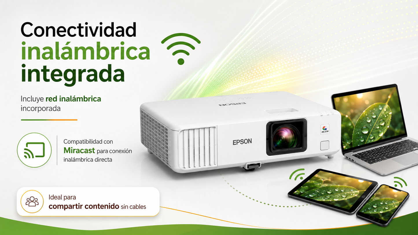 Proyector Epson L260F PowerLite - 3LCD Full HD