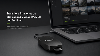 Lexar® Professional CFexpress™ Type B USB 3.2 Gen 2×2 Reader  USB 3.2 Gen 2x2