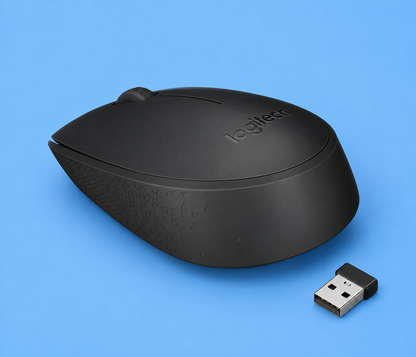 Mouse Logitech M170 - Radiofrecuencia - USB - Óptico - 2 Botón(es) - Negro - Inalámbrico